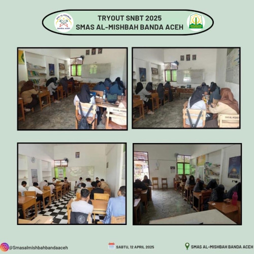 Tryout SNBT SMA AL-Mishbah Banda Aceh 2025. 