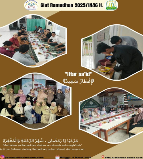 Giat Ramadhan SMA Al-Mishbah Banda Aceh 2025/1446 H. 
